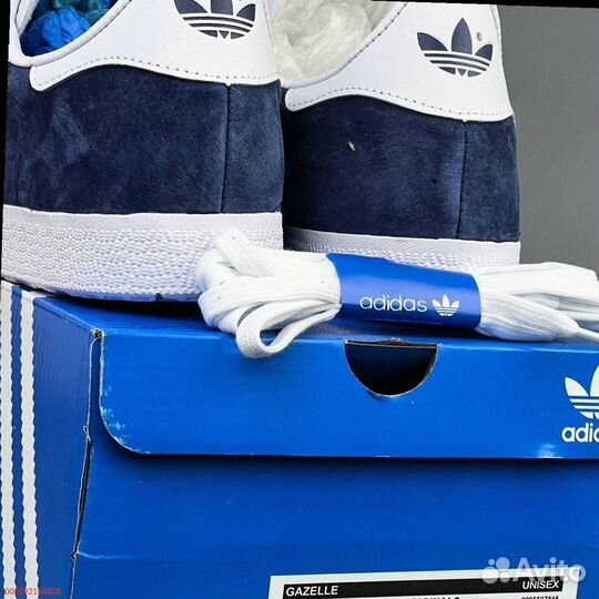 Кроссовки Adidas Gazelle Blue (Арт.23151)