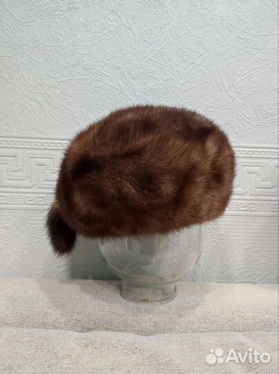 Шапка норковая женская