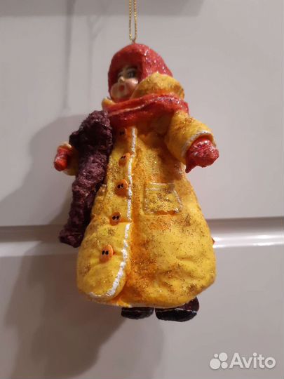 Ватные елочные игрушки новые