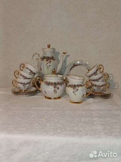 Кофейный сервиз.Дружковский фарфоровый завод