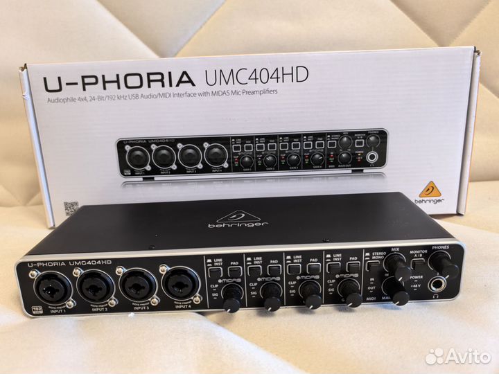 Аудио карта behringer UMC404HD