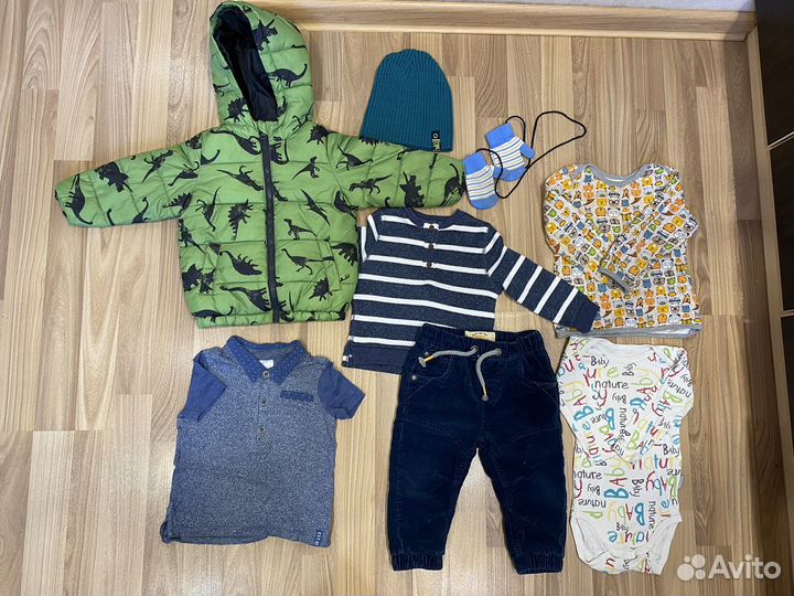 Пакет вещей на мальчика 74 80 размер
