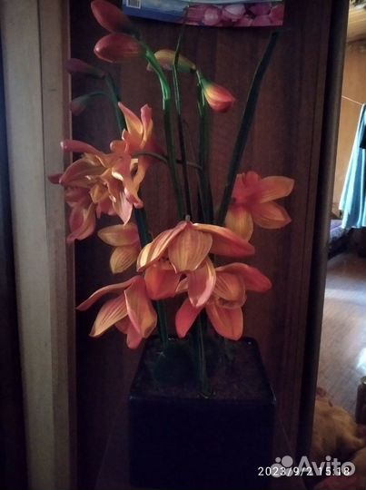 Светильник ночник цветы