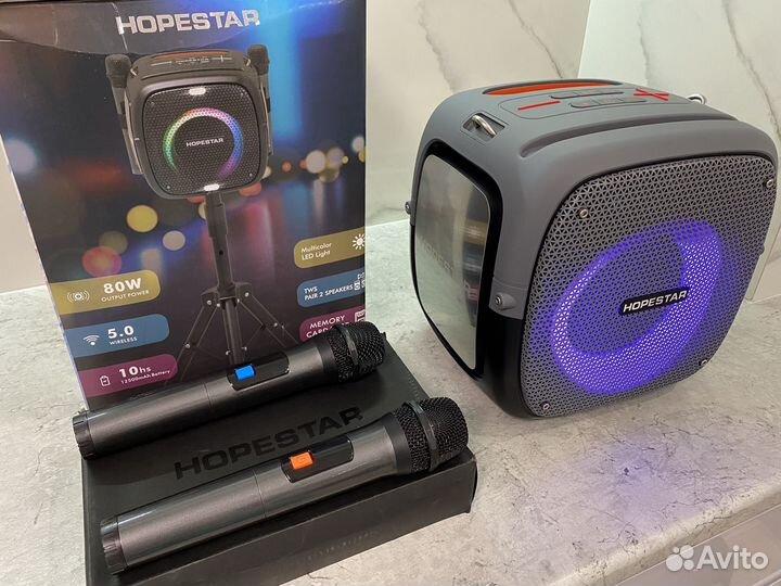 Портативная блютуз колонка Hopestar party one