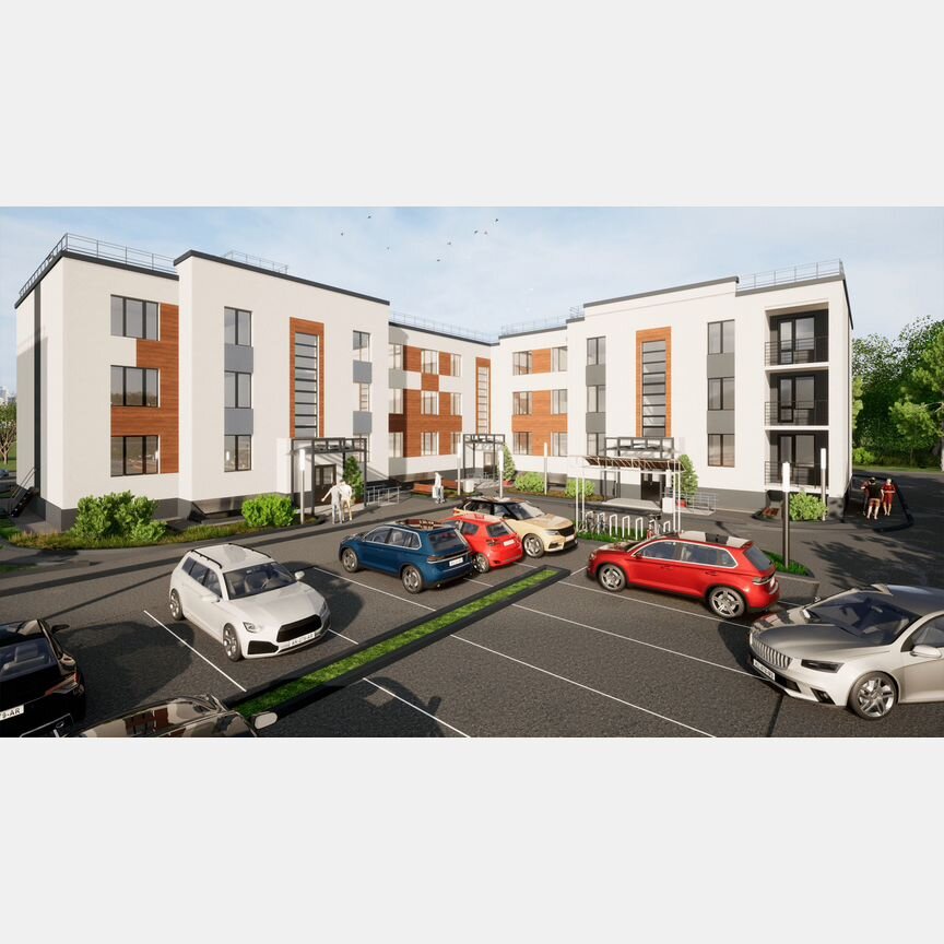 2-к. квартира, 55,6 м², 2/3 эт.