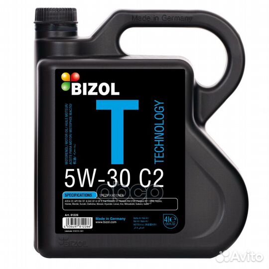 81226 bizol нс-синт. мот.масло Technology 5W-30