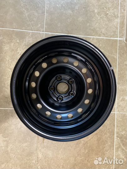 Диски штампованные r15 + колпаки 2