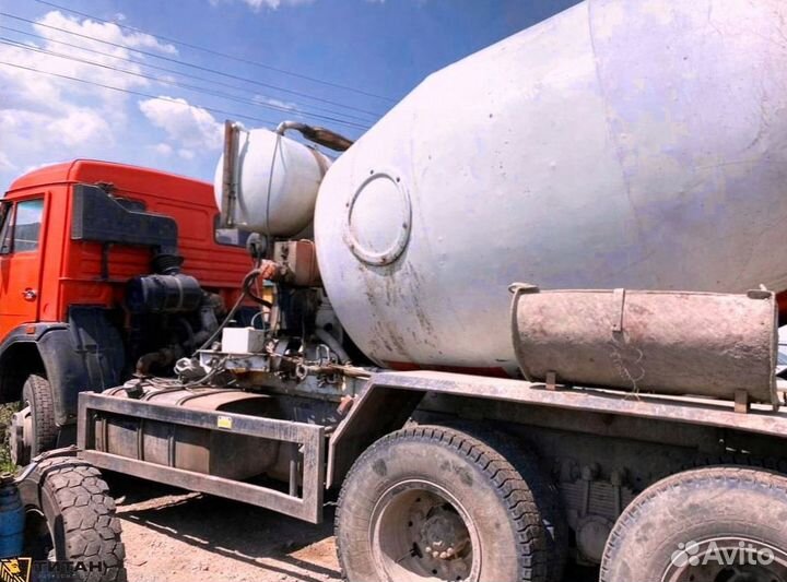 Доставка бетона миксером