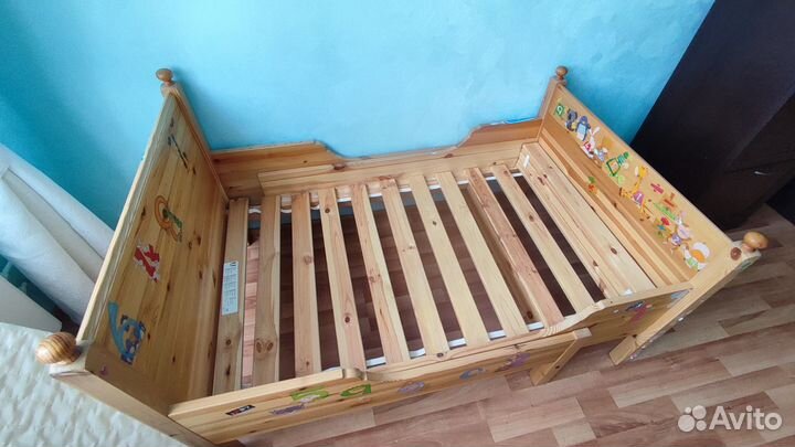 Кровать детская раздвижная IKEA лексвик