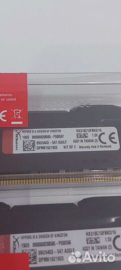 Hyperx fury ddr3 32Gb