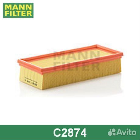 Воздушный фильтр C2874 mann-filter