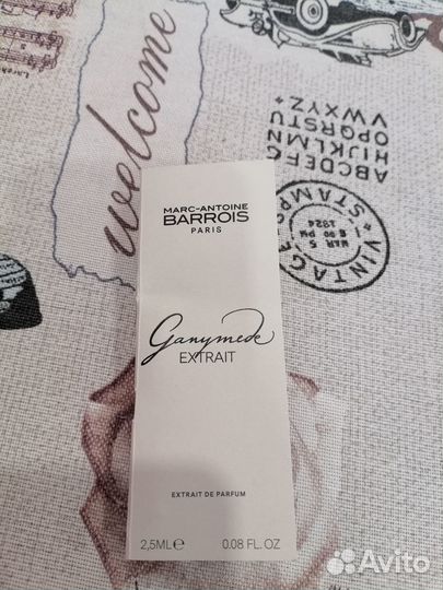 Ganymede Extrait Marc-Antoine Barrois 2.5 мл ориг