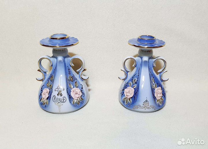 Подсвечники фарфоровые