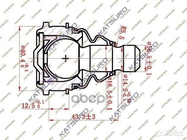 Опора шаровая KAT1008SUZ katsuro