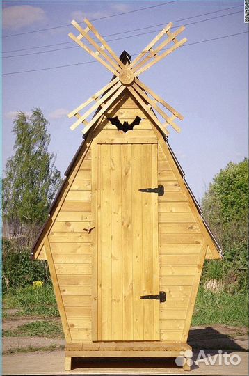 Дачный туалет деревянный яоо 003