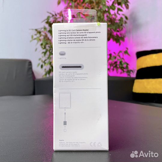 Адаптер Apple Lightning to SD Card