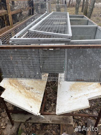 Клетки для кроликов с маточниками