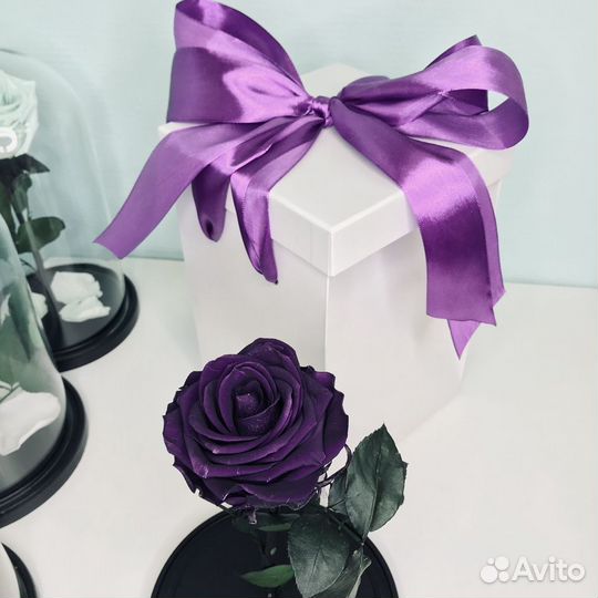 Розы в колбах