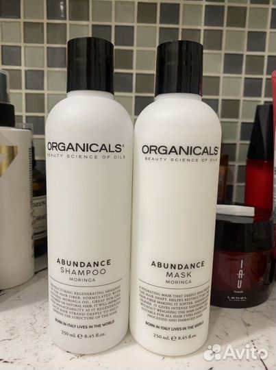 Шампунь и маска Organicals Moringa