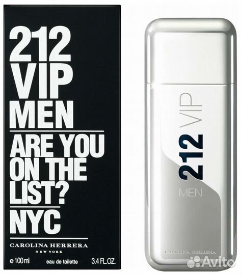 Carolina herrera 212 VIP MEN , 100 ml