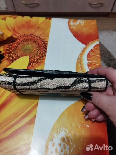 Кошелёк,из кожи ската