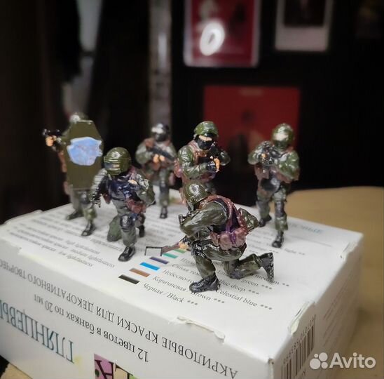 Отряд Вымпел спецназ фигурки солдатики модель