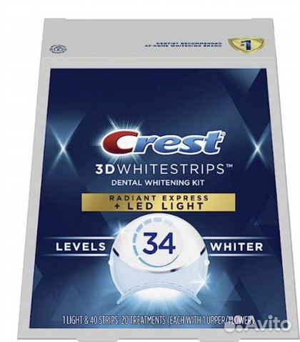 Crest 3d white с LED лампой