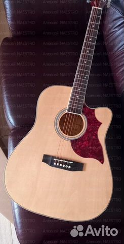 Акустическая гитара 41 дюйм с вырезом Новая