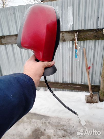 Зеркало заднего вида левое рено логан электро