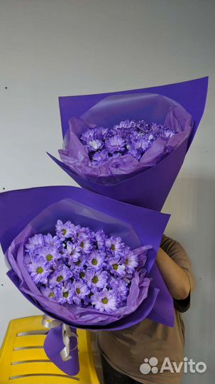 Букет из хризантем