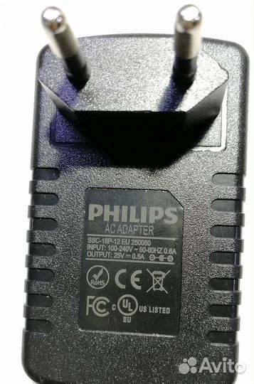 Зарядное устройство пылесоса Philips: 25V 0.5A