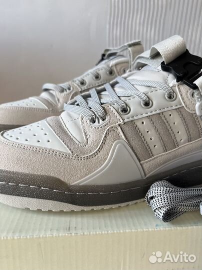 Кроссовки Adidas Forum Low Bad Bunny серые