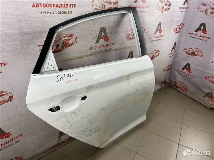 Дверь задняя правая Hyundai Solaris с 2017 года