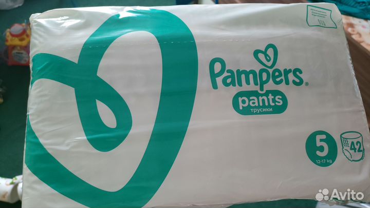 Подгузники трусики pampers 5