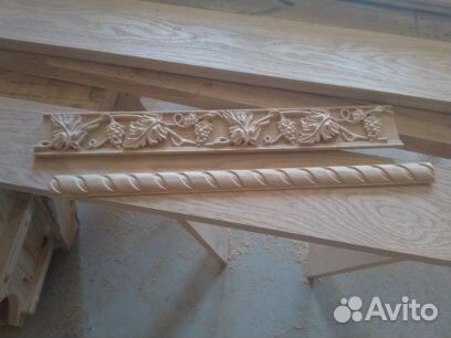 Резные элементы из массива изделия чпу