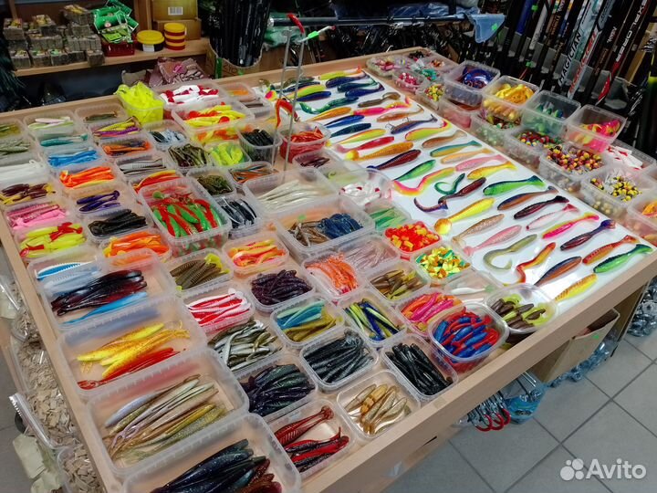 Силиконовые приманки 16-21см на щуку и стингера