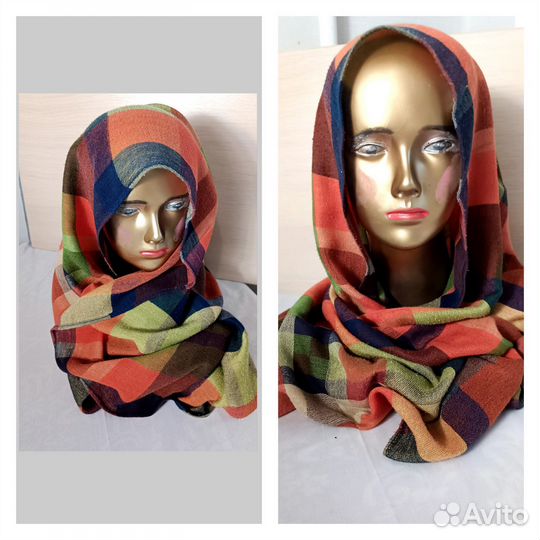 Шарф женский осенний 70 см * 190 см