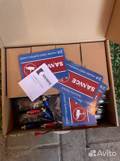 Комплект видеонаблюдения 4 камеры