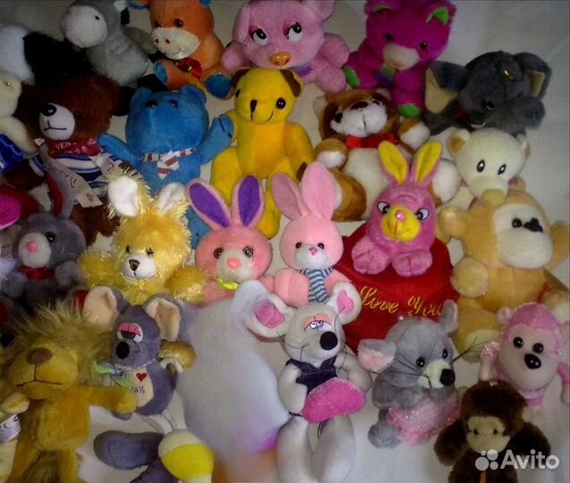 Игрушки мини мягкие - пакетом