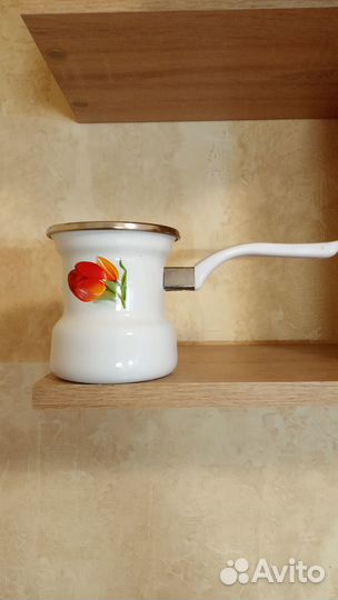 Турка эмалированная новая