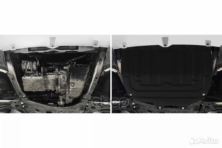 Защита картера и кпп Chery Tiggo 4, V - 1.5, 2.0