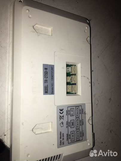 Монитор видеодомофона Tornet TR-27SD W