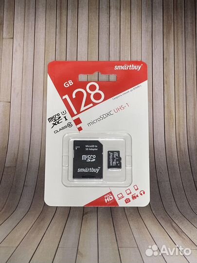 Карта памяти micro SD Smartbuy 128 Gb Class 10U3