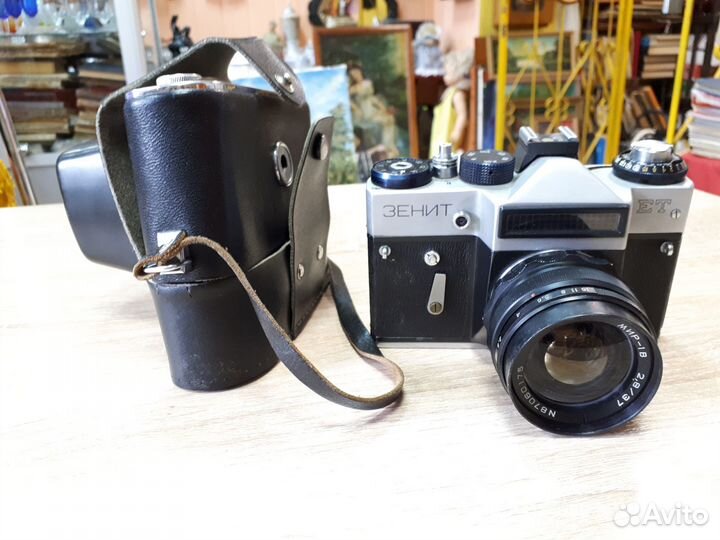 Фотоаппарат Зенит ет объектив Мир-1В