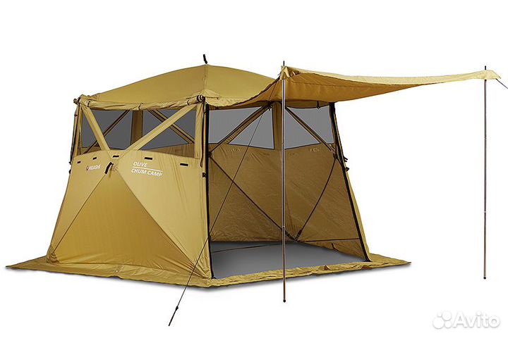 Кухня-шатер higashi Chum Camp Olive