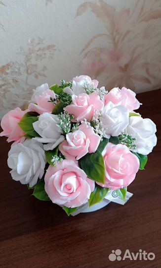 Букет цветов из мыла