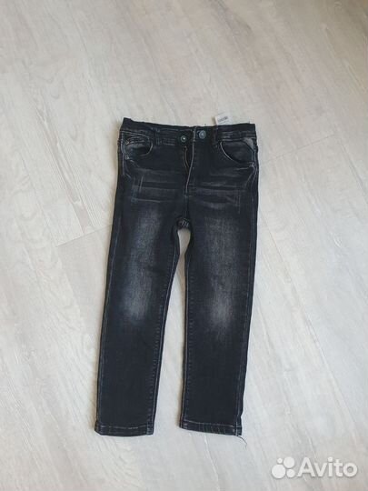 Джинсы и рубашка костюм на кмальчика 104