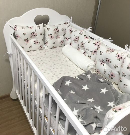 Бортики в детскую кроватку