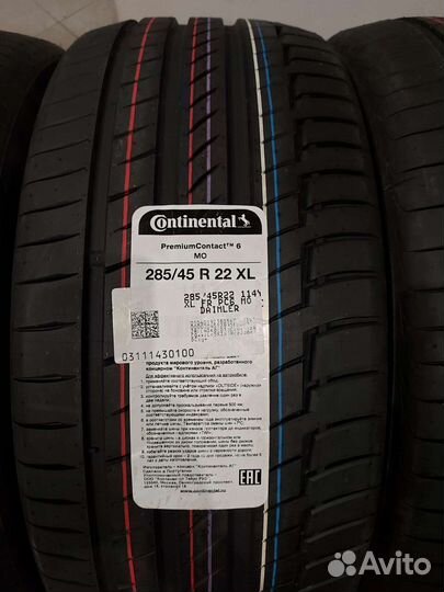 Continental PremiumContact 6 325/40 R22 и 285/45 R22