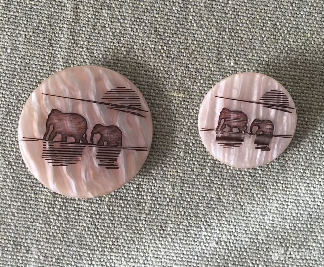 Фурнитура. Сет из 2-х пуговиц